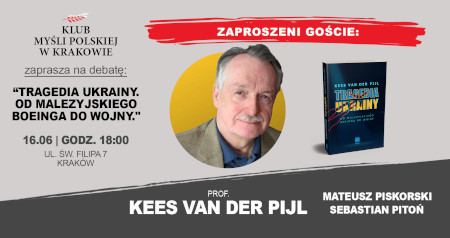 Kees van der Pijl gościem Klubu Myśli Polskiej w Krakowie